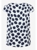 More & More Blouse wit/donkerblauw