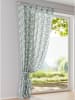 heine home Decogordijn turquoise/wit
