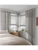 heine home Decogordijn grijs/wit