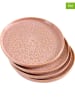 heine home Talerze obiadowe (4 szt.) w kolorze pomarańczowym - Ø 26 cm