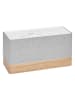 heine home Radio in Hellgrau/ Hellbraun - (B)22 x (H)11 x (T)9 cm