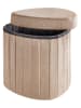 heine home Zitbank taupe - (B)37 x (H)36 x (D)41 cm