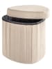 heine home Sitzbank in Creme - (B)37 x (H)36 x (T)41 cm