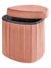 heine home Sitzbank in Rosa - (B)39 x (H)33 x (T)39 cm