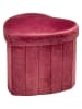 heine home Zitbank bordeaux - (B)39 x (H)33 x (D)39 cm