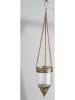 heine home Świecznik w kolorze złotym - wys. 19 x Ø 10,5 cm