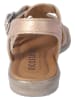 Ricosta Leder-Sandalen "Birte" in Gold
