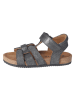 Ricosta Leren sandalen antraciet