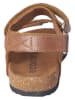 Ricosta Leren sandalen lichtbruin