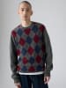 Levis Pullover in Grau/ Blau/ Rot