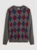 Levi's Sweter w kolorze szaro-czerwono-niebieskim