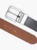 Levi's Omkeerbare leren riem lichtbruin/zwart