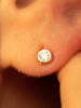 DIAMOND & CO Gouden oorstekers "philtre d'amour" met edelstenen