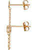 OR ÉCLAT Gold-Ohrstecker "Royal" mit Edelstein