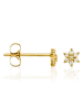 OR ÉCLAT Gold-Ohrstecker "For Her" mit Edelsteinen