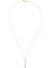 OR ÉCLAT Gouden hanger "Brillants pendants" met edelstenen