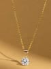 OR ÉCLAT Gouden hanger "Puce" met edelsteen