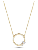 DI GIORGIO Vergulde ketting met sierelement - (L)40 cm