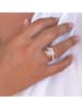DI GIORGIO Rosévergold. Ring mit Edelsteinen