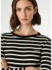 Pepe Jeans Longsleeve "Bani" zwart/crème