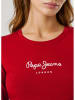 Pepe Jeans Koszulka "New Virginia" w kolorze czerwonym