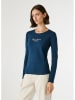 Pepe Jeans Koszulka "New Virginia" w kolorze granatowym