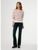 Pepe Jeans Bluza "Bienna" w kolorze kremowo-czerwonym