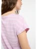 ELBSAND Shirt "Selma" in Rosa/ Weiß