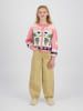 Vingino Cardigan in Rosa/ Beige