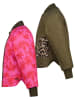 Vingino 2-in-1 omkeerbare jas roze/kaki