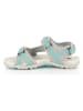 Kimberfeel Sandalen "Jeannie" in Grau/ Türkis