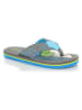 Kimberfeel Teenslippers "Tahiti" grijs/blauw
