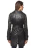 Chyston Ledermantel "Elsa" in Schwarz