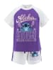 Lilo & Stitch 2tlg. Outfit "Lilo & Stitch" in Weiß/ Lila