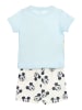 Disney Mickey Mouse Pyjama "Mickey" in Hellblau/ Weiß