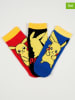 Pokémon Skarpety (3 pary) "Pokémon" w kolorze czerwono-czarno-niebieskim