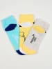 Pokémon 3er-Set: Socken "Pokémon" in Grau/ Gelb/ Hellblau