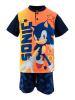 Sonic Piżama "Sonic" w kolorze granatowo-pomarańczowym