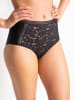 Passionata Figi high waist "Gardenia" w kolorze czarnym