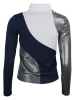 Peak Mountain Funktionslongsleeve in Dunkelblau/ Silber/ Weiß