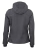Peak Mountain Softshelljacke "Acafe" in Grau/ Schwarz