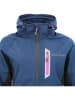 Peak Mountain Softshelljas "Acluny" blauw