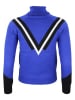 Peak Mountain Rollkragenpullover in Blau/ Schwarz