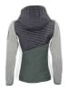 Peak Mountain Fleece vest "Amir" zwart/kaki