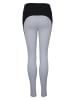 Peak Mountain Legginsy sportowe "Ashine" w kolorze szarym
