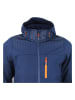 Peak Mountain Softshelljas "Cabra" blauw