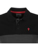 Degré Celsius Poloshirt "Caloste" antraciet/zwart
