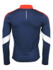 Peak Mountain Funktionslongsleeve "Caspiro" in Dunkelblau/ Orange