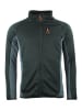 Peak Mountain Fleecejacke "Cemon" in Schwarz/ Grau