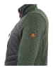 Peak Mountain Hybridjacke "Chacha" in Grün/ Grau